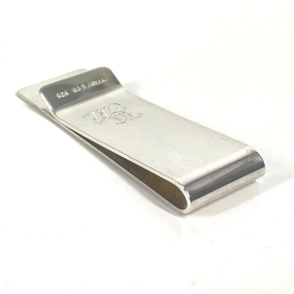 TIFFANY & Co. logo Bill Clip Money clip SV925 Silver